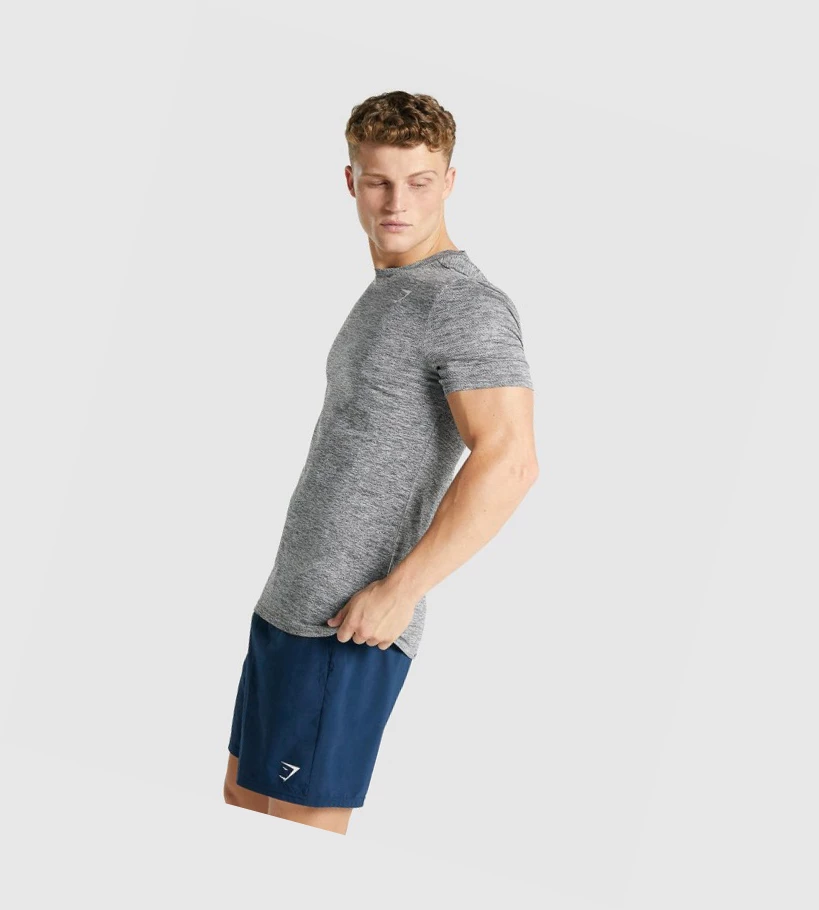 Gymshark Arrival Marl Miesten T Paidat Harmaat | HMKIQC170