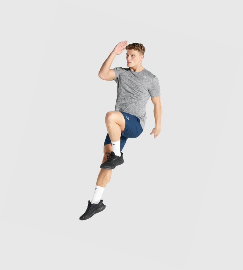 Gymshark Arrival Marl Miesten T Paidat Harmaat | HMKIQC170