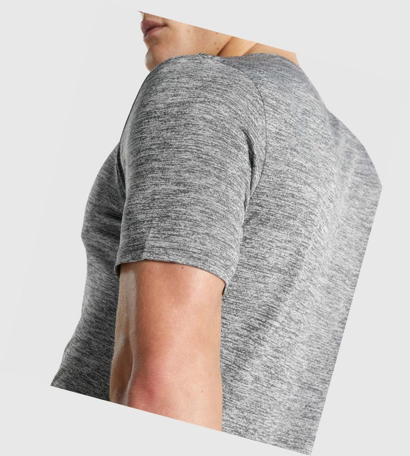 Gymshark Arrival Marl Miesten T Paidat Harmaat | HMKIQC170