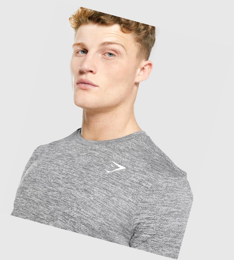 Gymshark Arrival Marl Miesten T Paidat Harmaat | WTAJMB720
