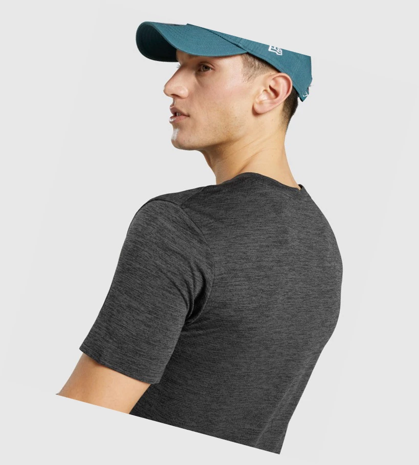 Gymshark Arrival Marl Miesten T Paidat Mustat | XZRPTV983