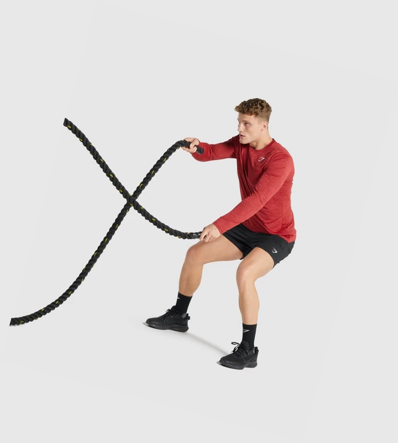 Gymshark Arrival Marl Miesten T Paidat Punainen | WUEHJK401