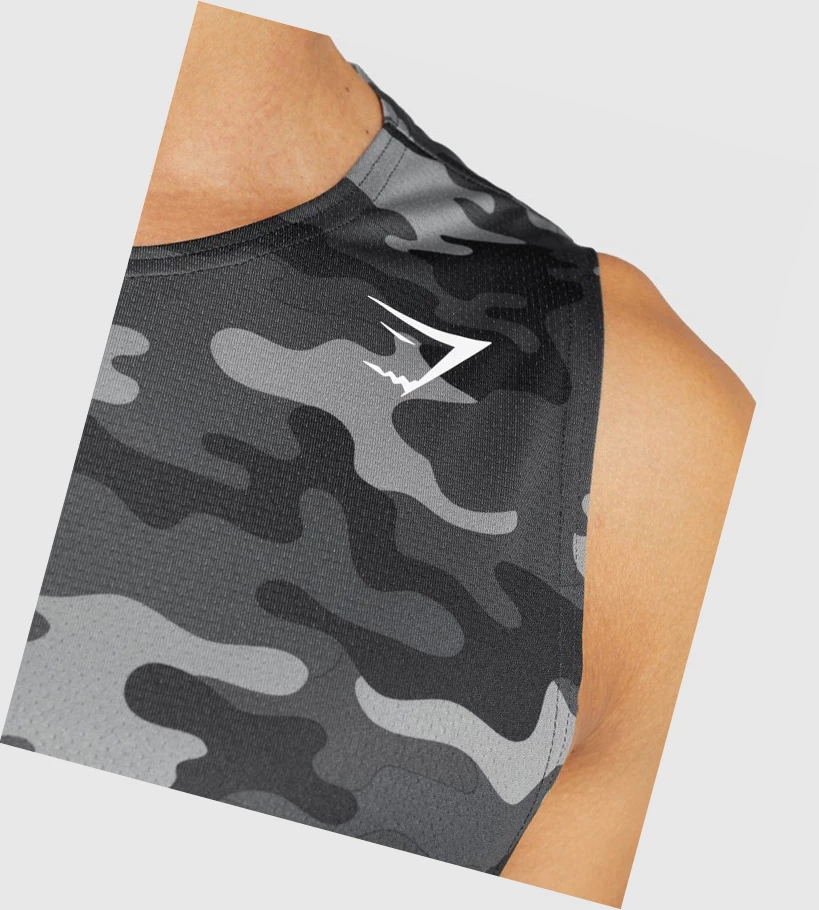 Gymshark Arrival Miesten Hihaton Paita Harmaat | ZQGYEK450