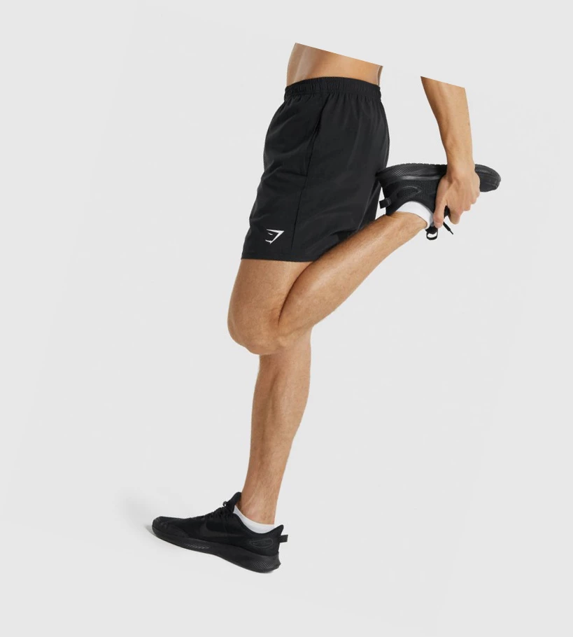 Gymshark Arrival Miesten Shortsit Mustat | ADJFXZ091