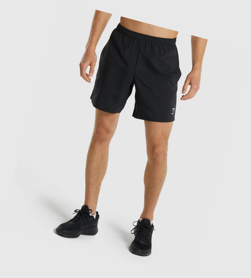 Gymshark Arrival Miesten Shortsit Mustat | ADJFXZ091