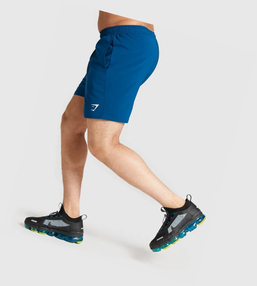 Gymshark Arrival Miesten Shortsit Sininen | HMYCKN532