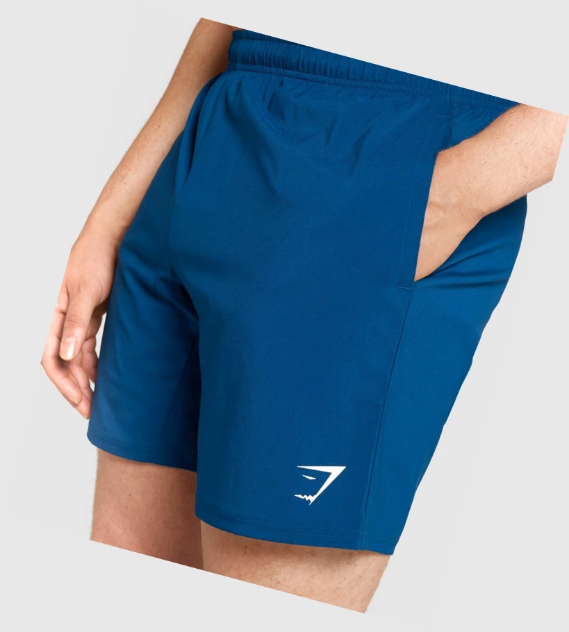 Gymshark Arrival Miesten Shortsit Sininen | HMYCKN532