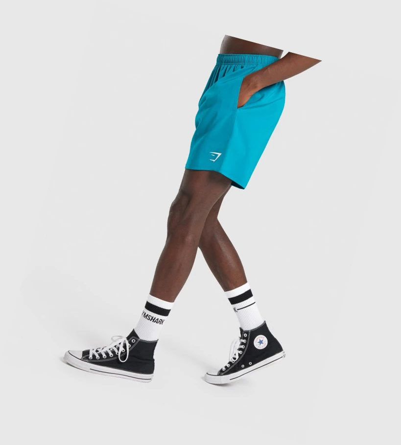 Gymshark Arrival Miesten Shortsit Turkoosi | WYIGQH826
