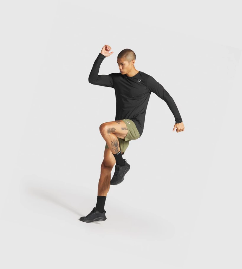 Gymshark Arrival Miesten T Paidat Mustat | SUNZLC704