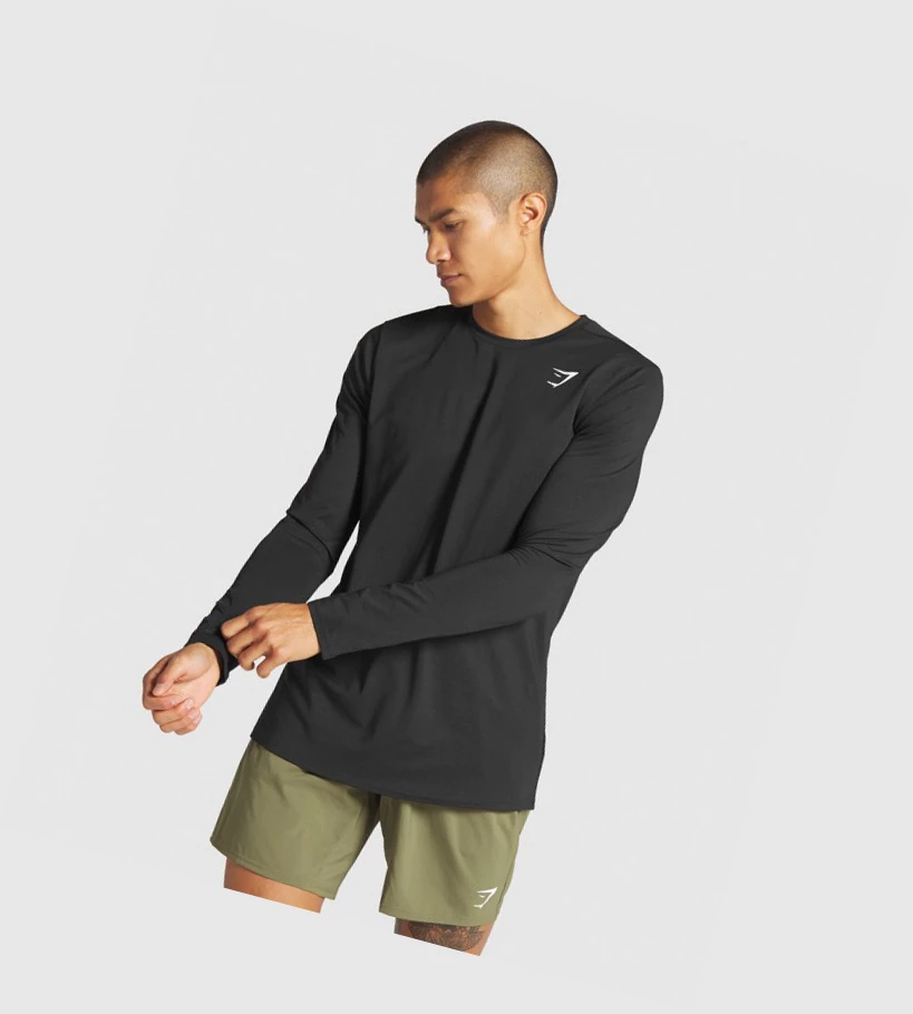 Gymshark Arrival Miesten T Paidat Mustat | SUNZLC704