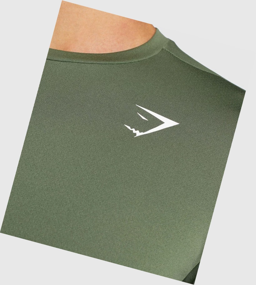 Gymshark Arrival Miesten T Paidat Oliivinvihreä | IHDGEW064