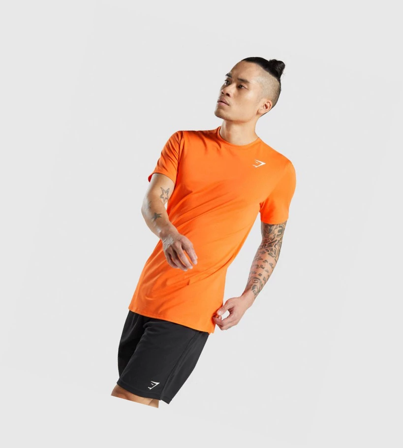 Gymshark Arrival Miesten T Paidat Oranssi | BULEQG258