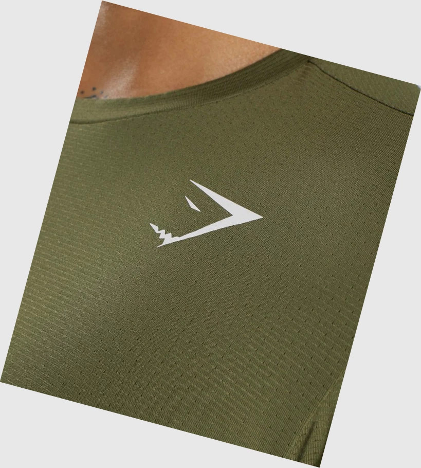 Gymshark Arrival Miesten T Paidat Tummanvihreä | IAGEHD370