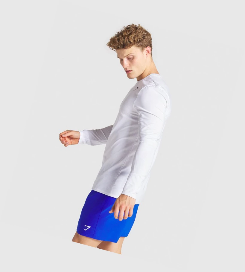 Gymshark Arrival Miesten T Paidat Valkoinen | RBYWIK012