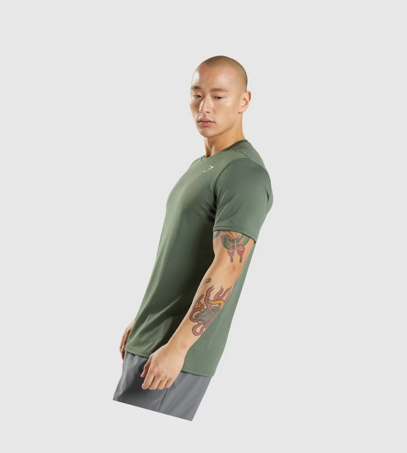 Gymshark Arrival Miesten T Paidat Vihreä | EISYUB385