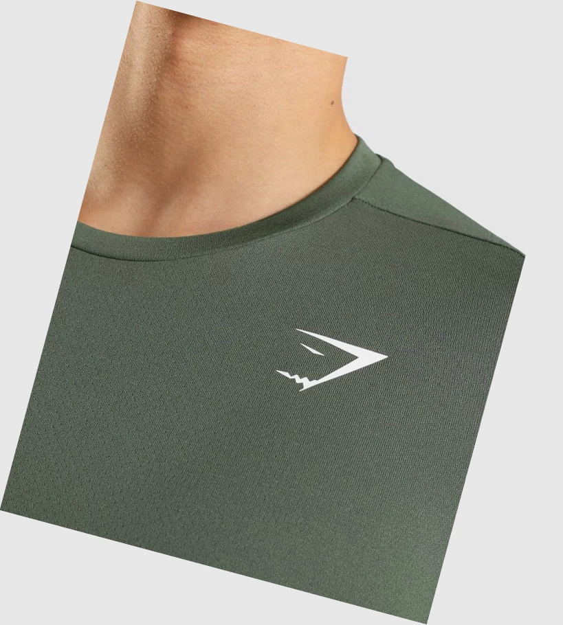 Gymshark Arrival Miesten T Paidat Vihreä | EISYUB385