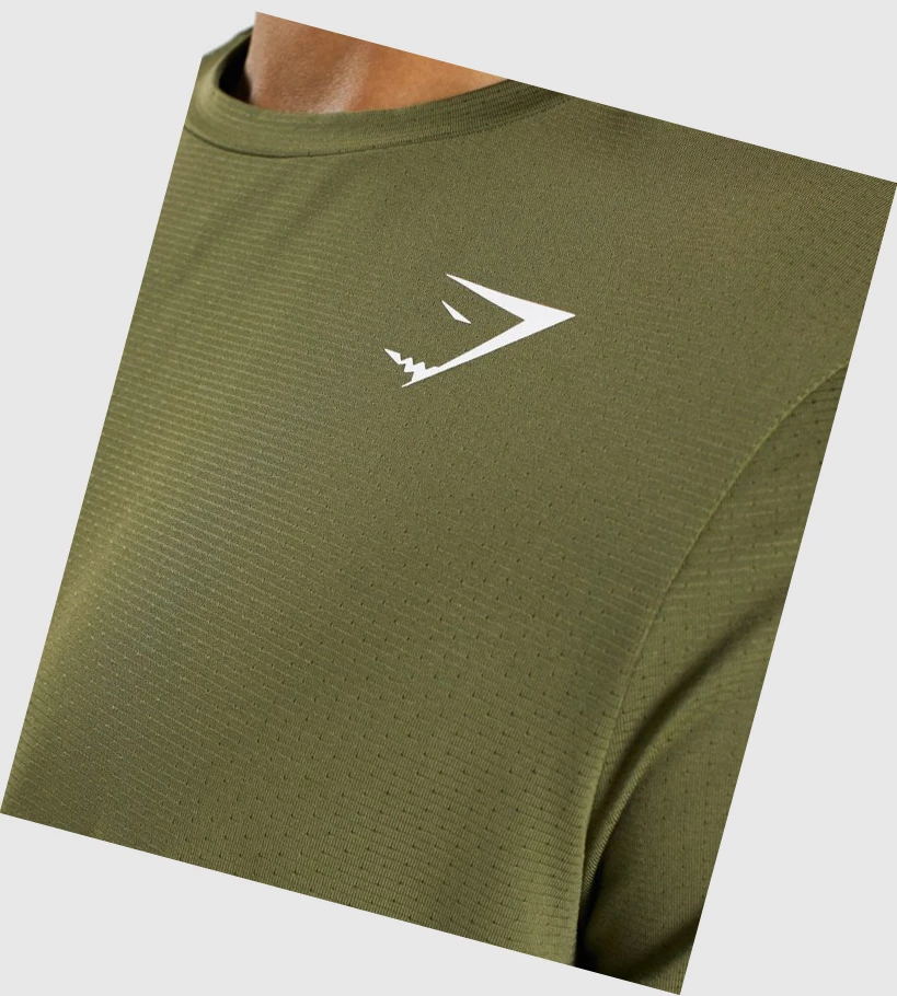 Gymshark Arrival Regular Fit Miesten T Paidat Tummanvihreä | DCIVUS341