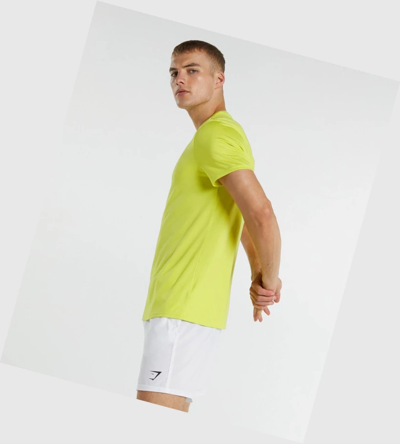 Gymshark Arrival Regular Fit Miesten T Paidat Keltainen | MOQDBG856