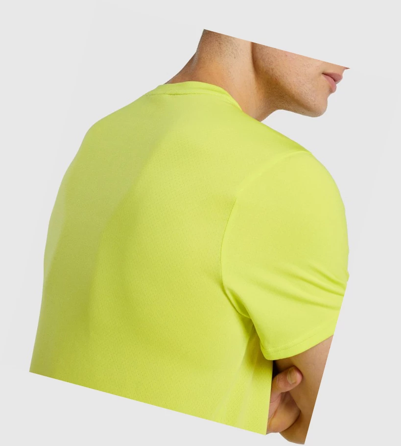 Gymshark Arrival Regular Fit Miesten T Paidat Keltainen | MOQDBG856