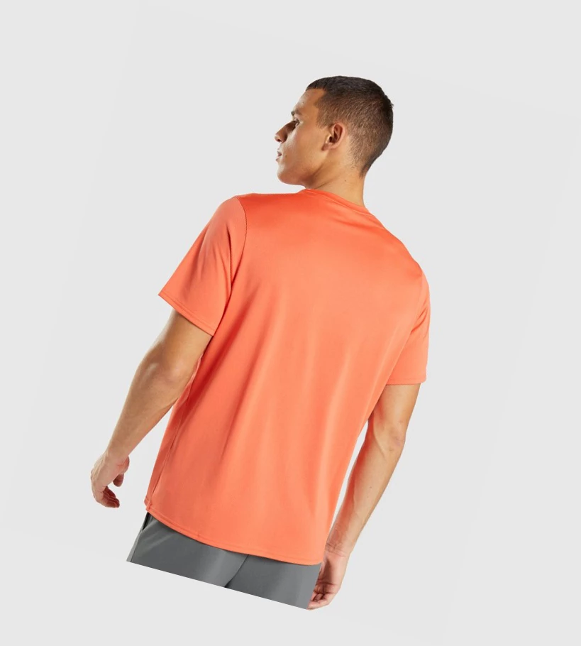 Gymshark Arrival Regular Fit Miesten T Paidat Oranssi | OFUJIB617