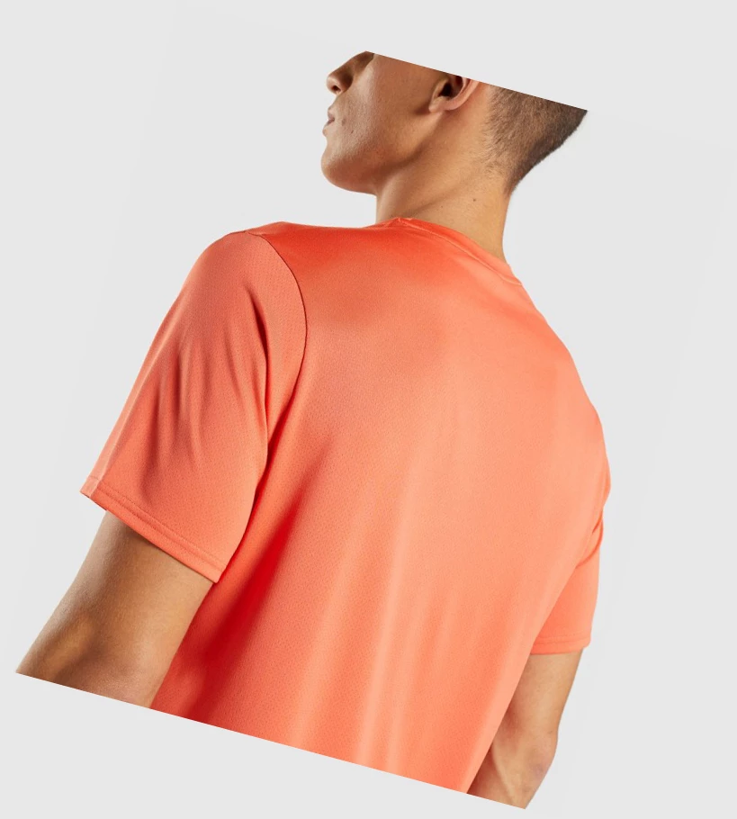 Gymshark Arrival Regular Fit Miesten T Paidat Oranssi | OFUJIB617