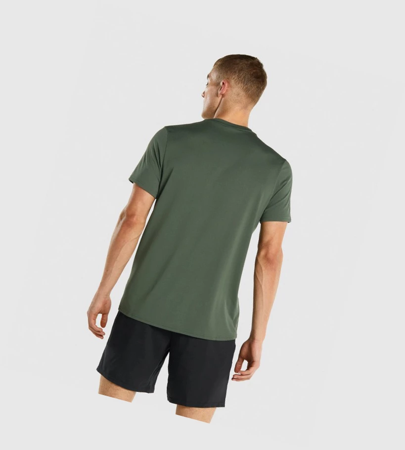 Gymshark Arrival Regular Fit Miesten T Paidat Vihreä | VZXNQJ038