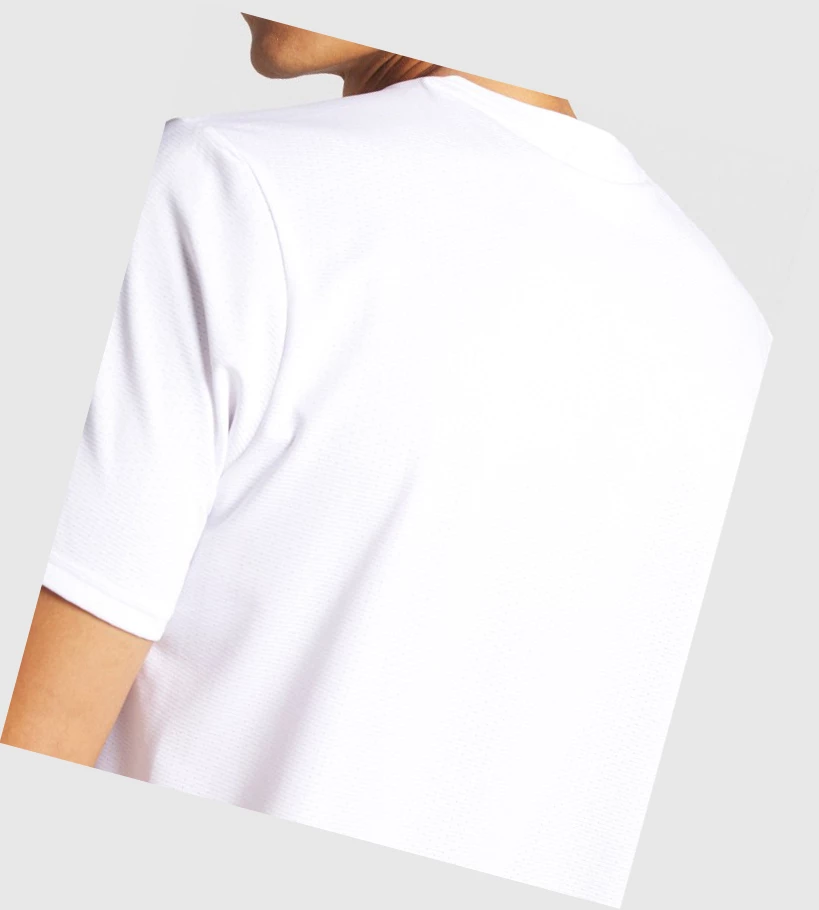Gymshark Arrival Regular Fit Miesten T Paidat Valkoinen | YVBCNZ483