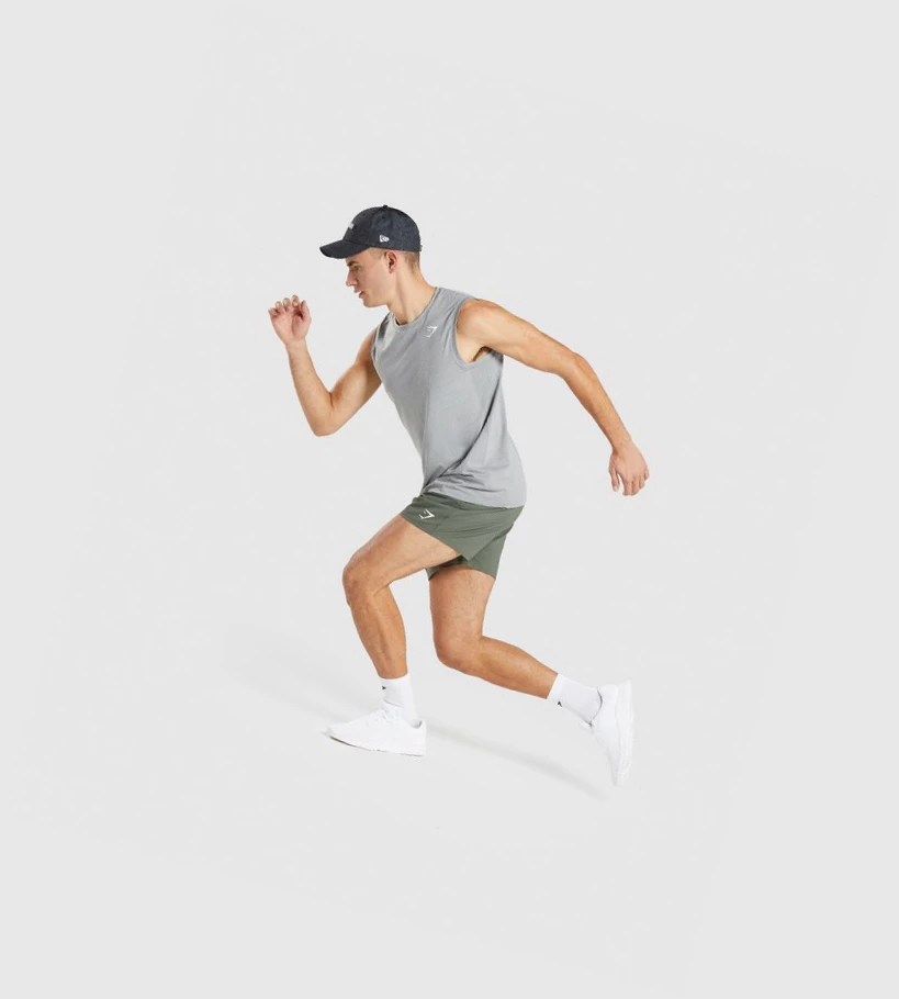 Gymshark Arrival Seamless Miesten Hihaton Paita Harmaat | MOCNPZ384