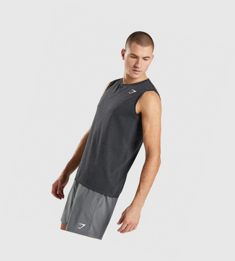 Gymshark Arrival Seamless Miesten Hihaton Paita Mustat | XCBYWM493
