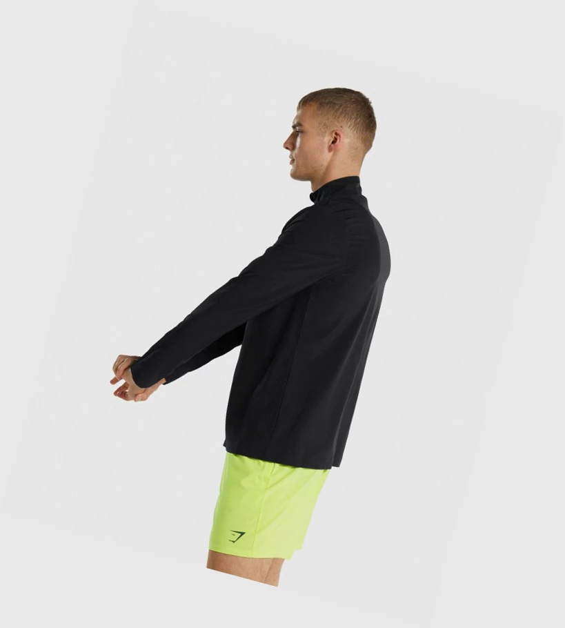 Gymshark Arrival Woven Full Zip Jacket Miesten Vaatteet Mustat | ZSXPUF083