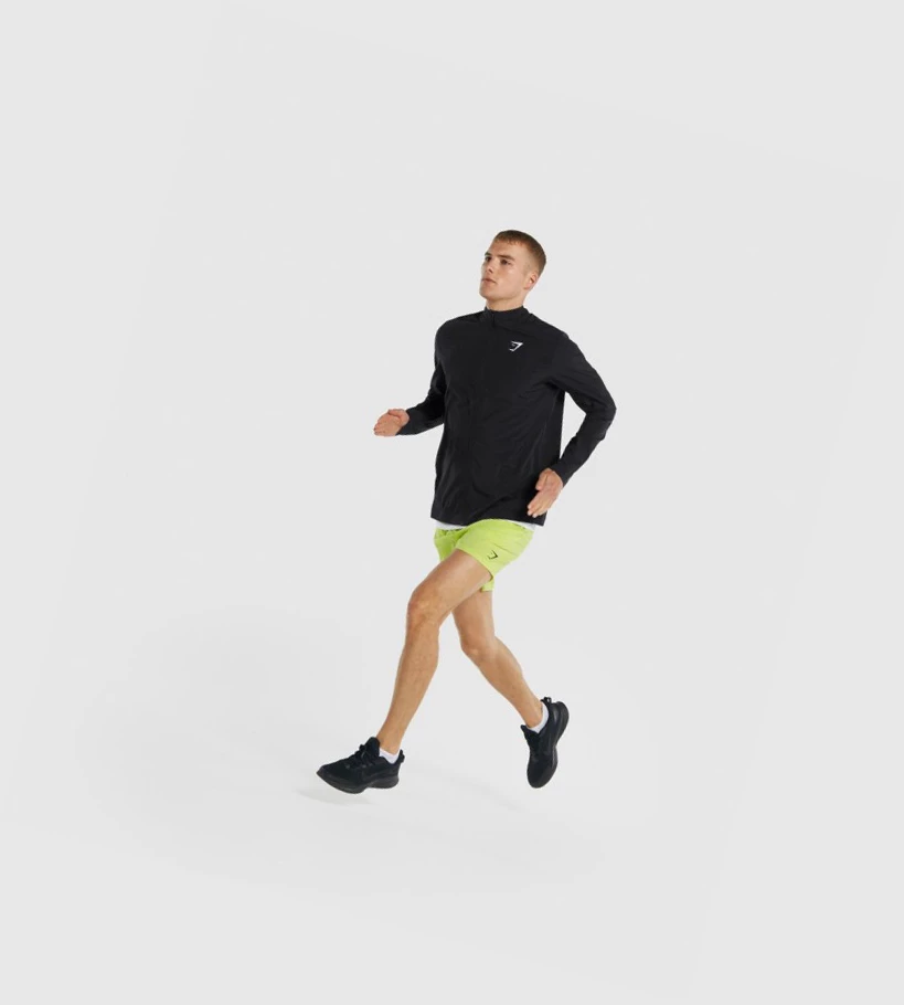 Gymshark Arrival Woven Full Zip Jacket Miesten Vaatteet Mustat | ZSXPUF083