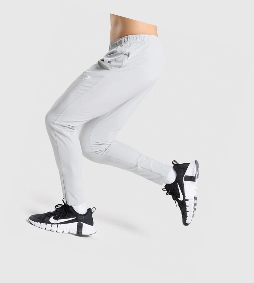 Gymshark Arrival Woven Miesten Juoksuvaatteet Vaaleanharmaat | NJPFXV016