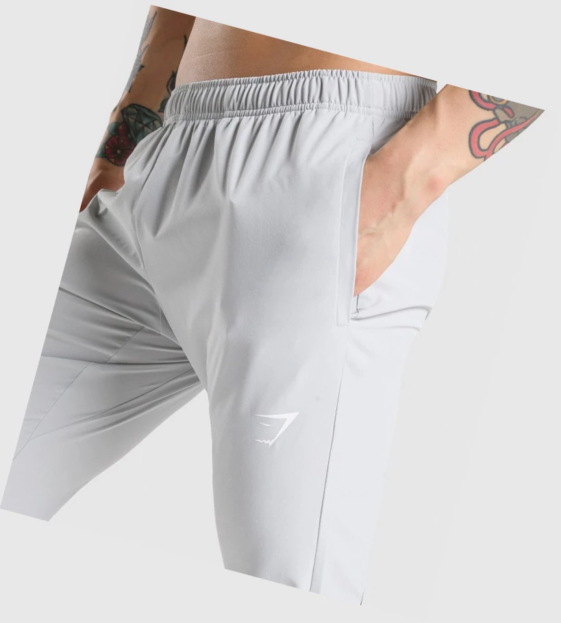 Gymshark Arrival Woven Miesten Juoksuvaatteet Vaaleanharmaat | NJPFXV016