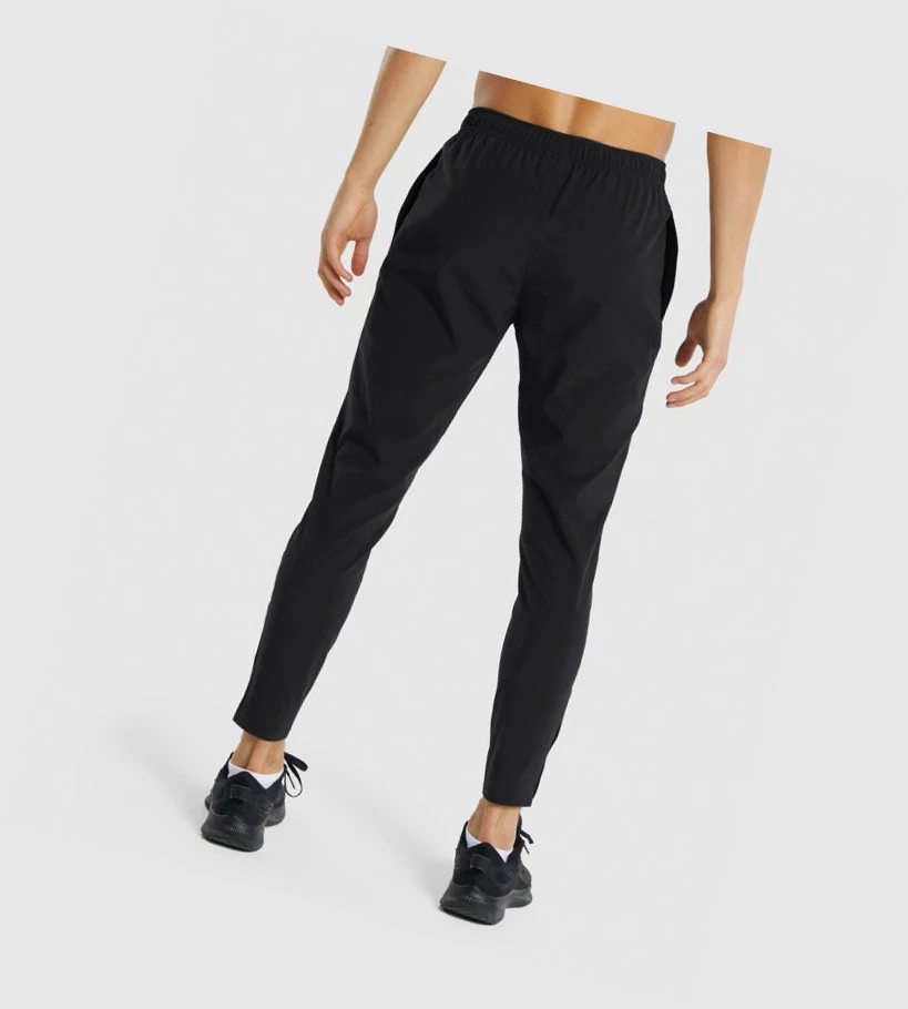 Gymshark Arrival Woven Miesten Juoksuvaatteet Mustat | XQAHRZ391