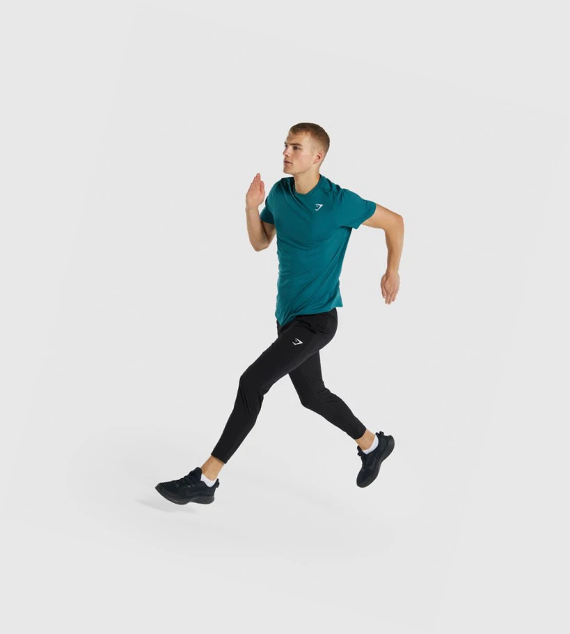 Gymshark Arrival Woven Miesten Juoksuvaatteet Mustat | XQAHRZ391