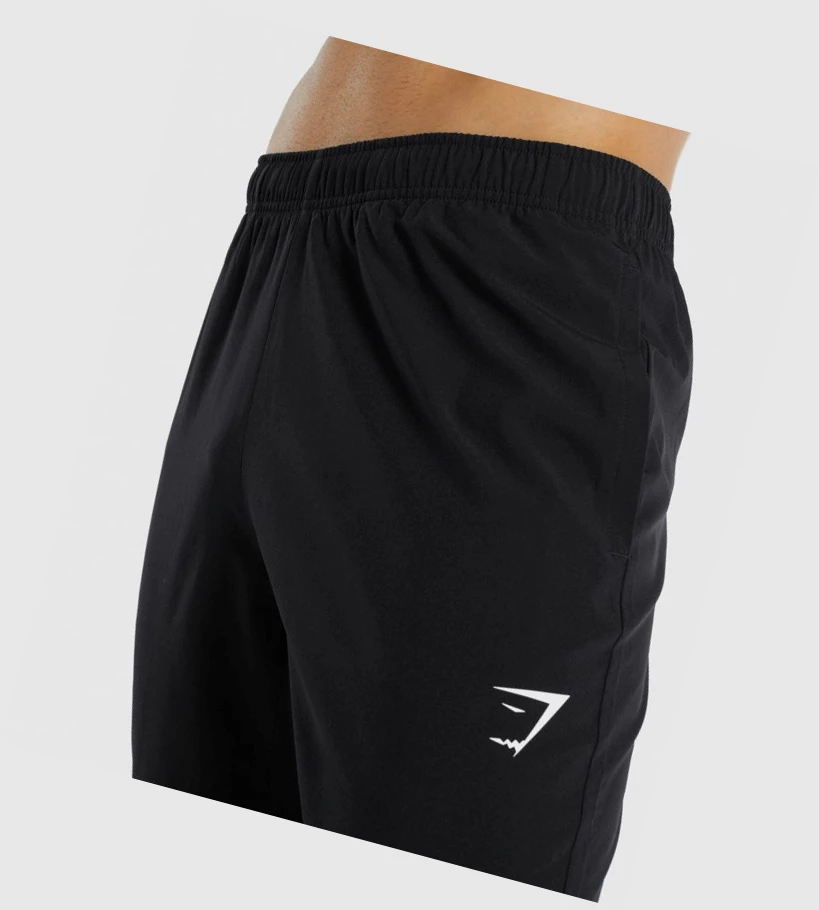 Gymshark Arrival Woven Miesten Juoksuvaatteet Mustat | XQAHRZ391