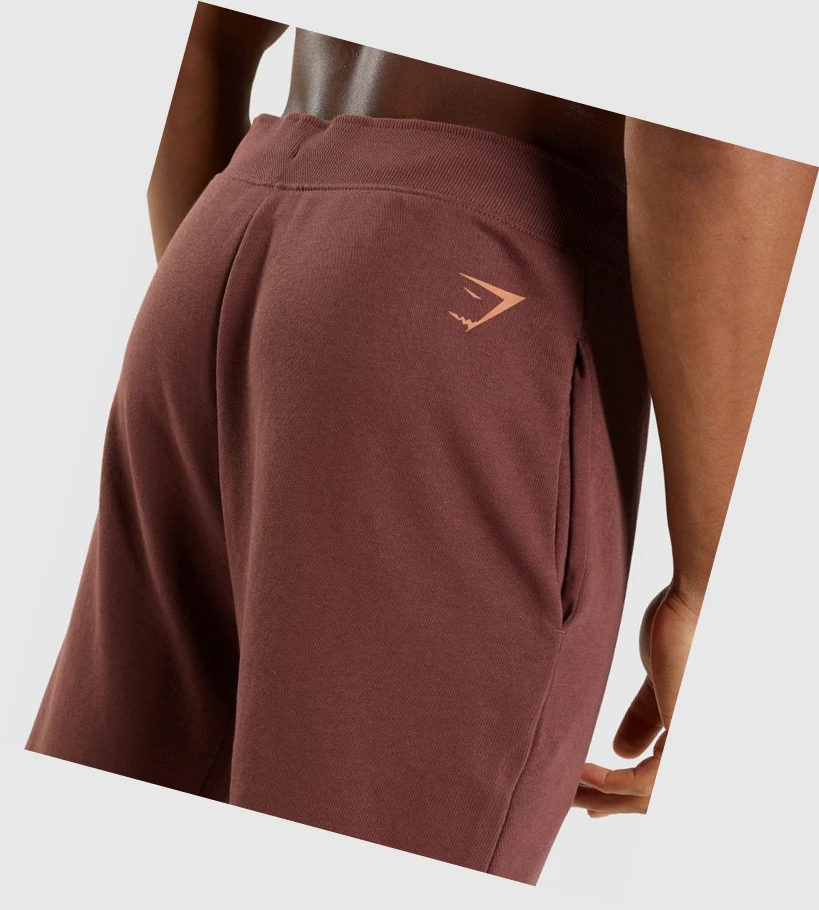 Gymshark Bold Miesten Juoksuvaatteet Pinkki Ruskea | IOVPQN651