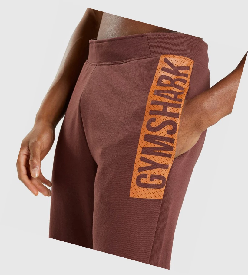 Gymshark Bold Miesten Juoksuvaatteet Pinkki Ruskea | IOVPQN651