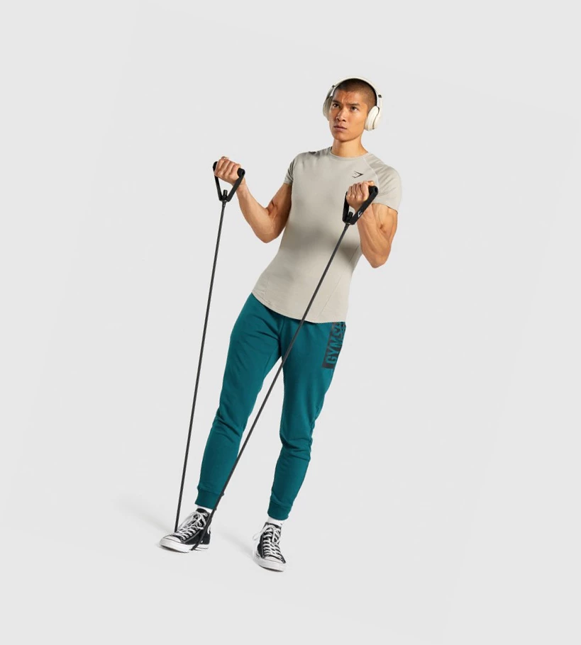 Gymshark Bold Miesten Juoksuvaatteet Turkoosi | URHMSY765