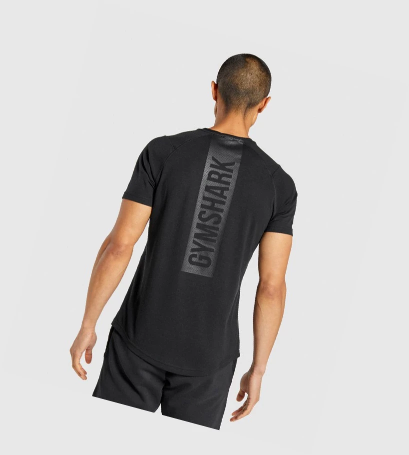 Gymshark Bold Miesten T Paidat Mustat | GDAIEZ938