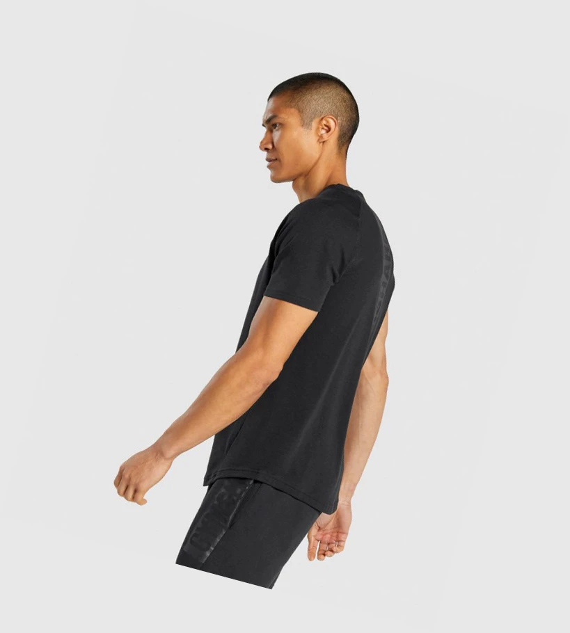 Gymshark Bold Miesten T Paidat Mustat | GDAIEZ938