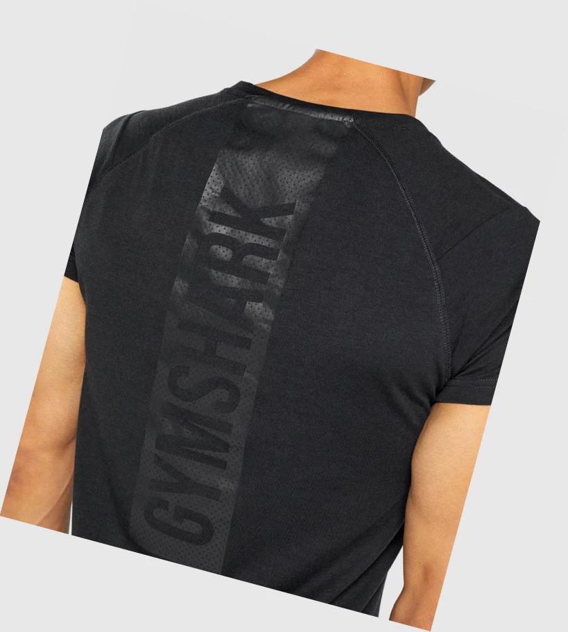 Gymshark Bold Miesten T Paidat Mustat | LKDZGI740
