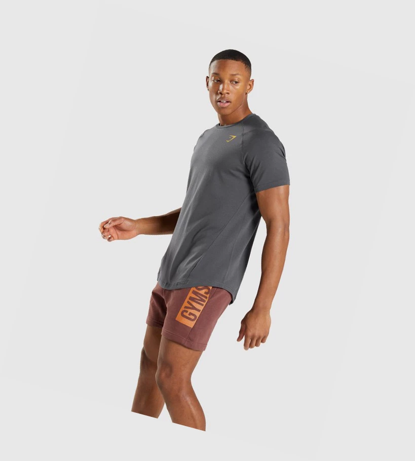 Gymshark Bold Miesten T Paidat Mustat Harmaat | AXTCLN935