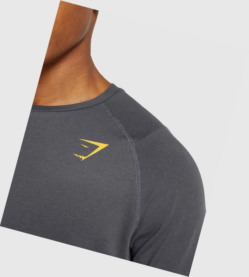 Gymshark Bold Miesten T Paidat Mustat Harmaat | AXTCLN935