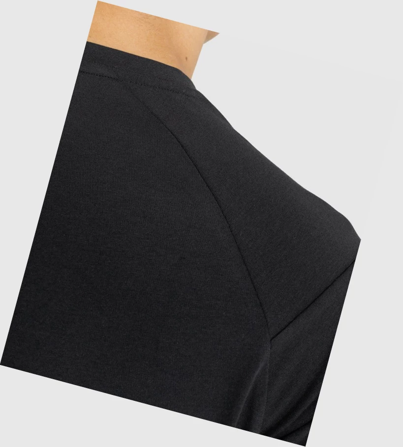 Gymshark Bold Miesten T Paidat Mustat Mustat | QPOSRL597