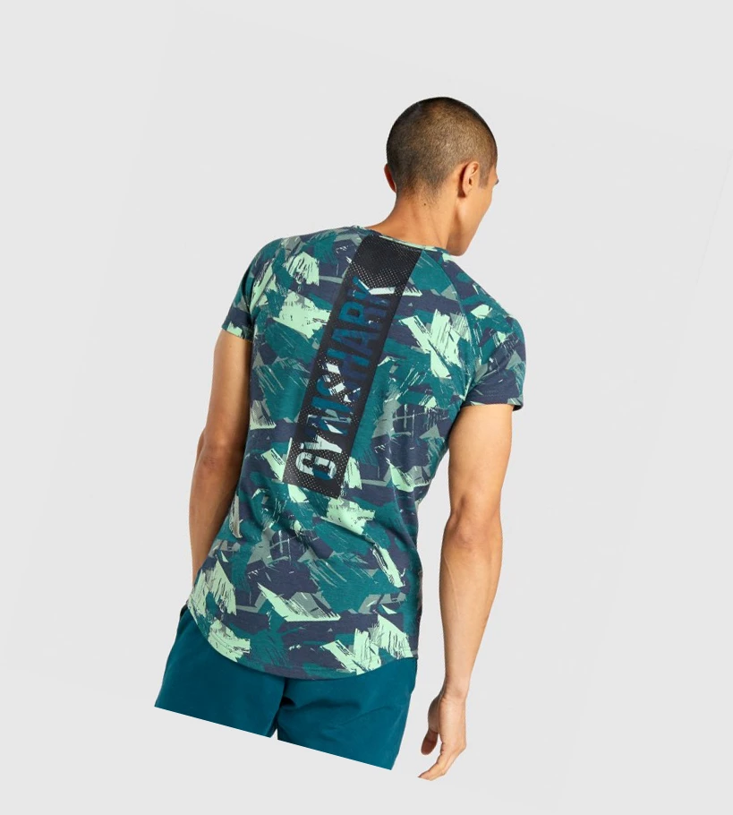 Gymshark Bold Miesten T Paidat Vihreä | QCERTS792