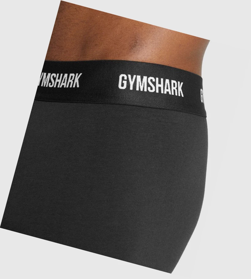 Gymshark Boxers 2pk Miesten Alusvaatteet Mustat | 762REITNM