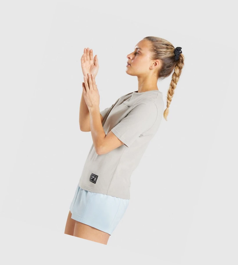 Gymshark CTY Naisten T Paidat Harmaat | YHXUVD301