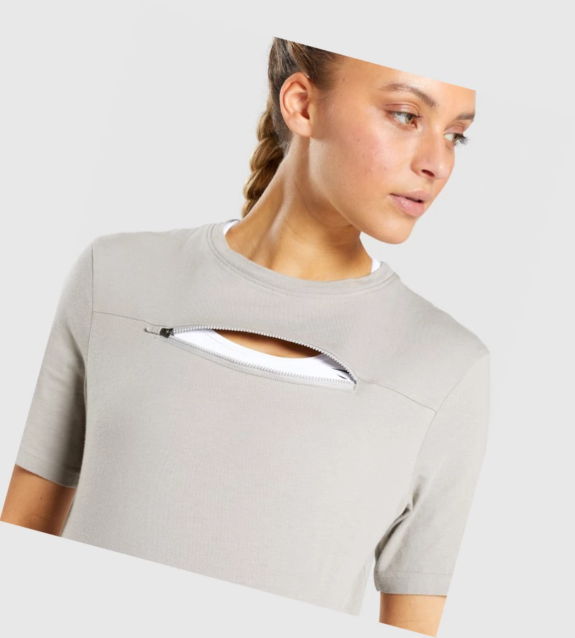 Gymshark CTY Naisten T Paidat Harmaat | YHXUVD301