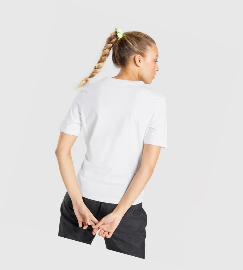 Gymshark CTY Naisten T Paidat Valkoinen | MWCIYO193
